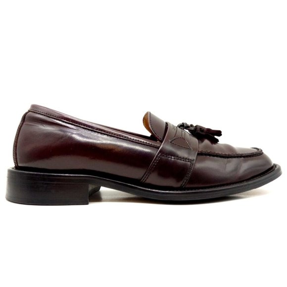 Bostonian | Shoes | Bostonian Burgundy Leather Tassel Slip 